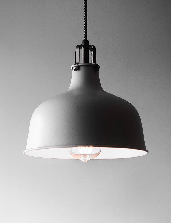 Белая лампа